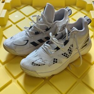 Adidas White and Black B-Ball Shoe